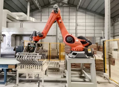 Robotic Automation powder starch